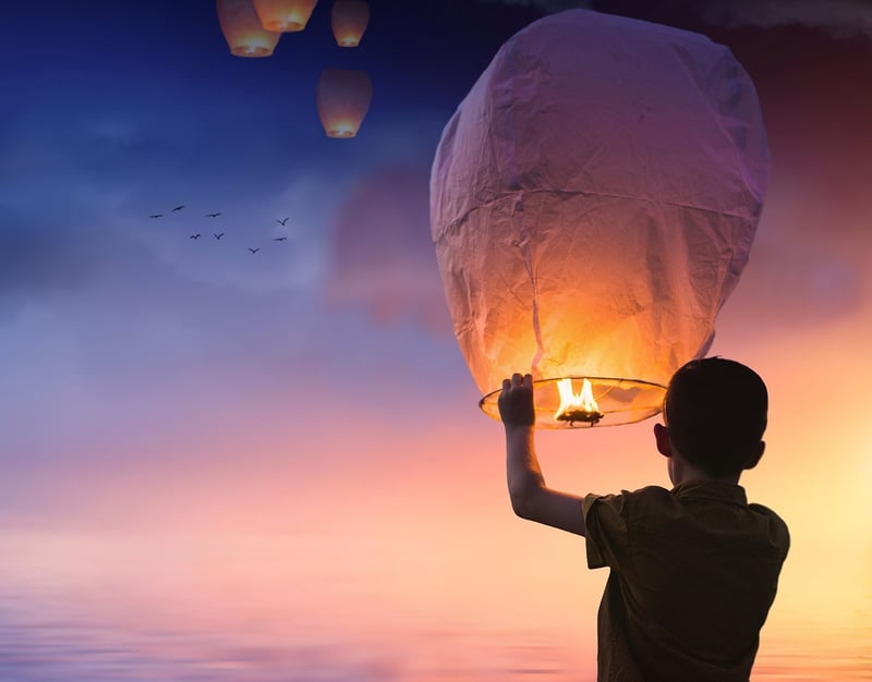 Whimsical Lantern Centerpieces